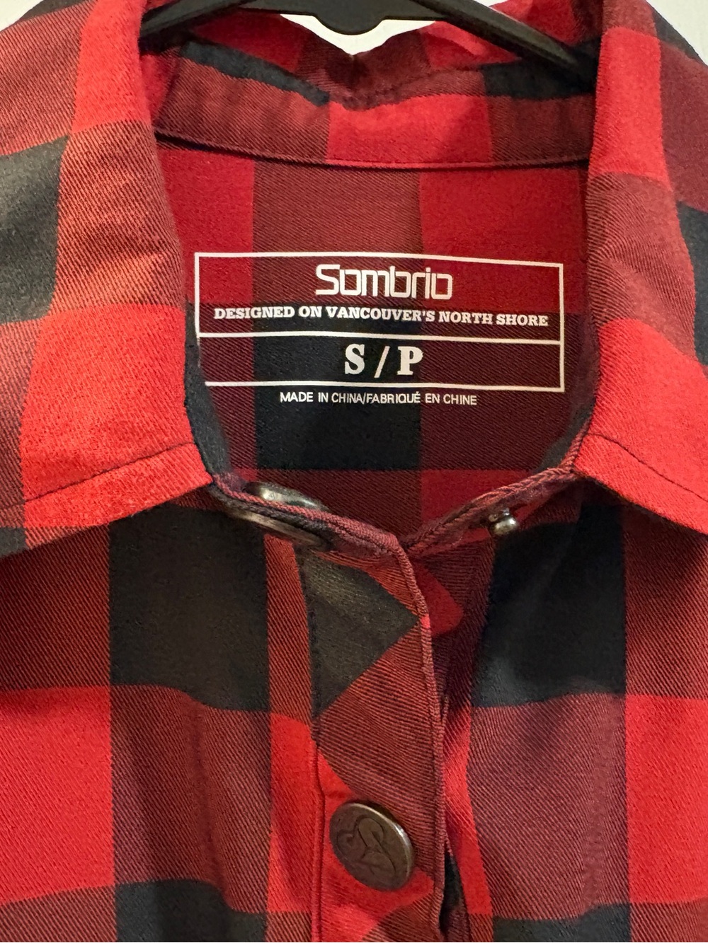 Sombrio S/P Women’s MTB Snap Button Plaid Shirt - Picture 3 of 11